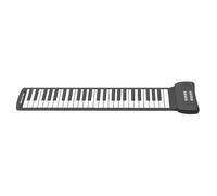 Wakects Roll Up Piano, Speaker 16 Tones 6 Demos Portable Silicone Piano Pad Silent Flexible Keyboard for Kids Beginners (49 Keys)
