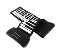 Wakects Roll Up Piano, Speaker 16 Tones 6 Demos Portable Silicone Piano Pad Silent Flexible Keyboard for Kids Beginners (61 Keys)