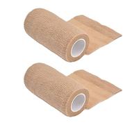 Wakects Self Adhesive Bandage Non Woven Bandage 12PCS 10cm for Cattle Dog Cat Horse Natural Latex Wrap for Wound Care Hoof Trimming Sprains Breathable Self Sticking Support
