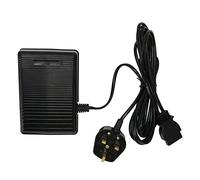 Wakects Sewing Control Pedal, Plastic Foot Control Pedal Speed Controller Anti Slip Sewing Foot Replacement 5.3 x 3.5in UK Plug 220 v