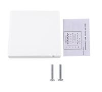 Wakects Smart Thermostat Touchscreen Temperature Controller, PC ABS Programmable Thermostat 41 to 210.2 Fahrenheit Large Display 95 to 240V for Central AC Home Office Hotel (BAC-006EW)