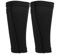 Wakects Soccer Shin Guard, Socks Football Shin Pad Sleeves Leg Protection for Training with Breathable Mesh Non-Slip Pocket 3D Fit Black (Adults/L)