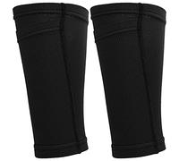 Wakects Soccer Shin Guard, Socks Football Shin Pad Sleeves Leg Protection for Training with Breathable Mesh Non-Slip Pocket 3D Fit Black (Teenagers/M)