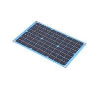 Wakects Solar Panel Monocrystalline Silicon USB Solar Panel 20W Portable Charger with USB and DC Output for Outdoor Camping Travel Emergency Power for Phone Tablet Battery