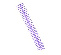 Wakects Spiral Binding Coil Plastic Binding Comb 10 Pack 16mm 30 Hole 130 Sheet Capacity for Office Classroom Library Notes Reports Workbook Organization (Purple)