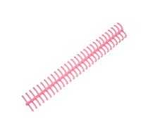 Wakects Spiral Binding Coil Plastic Binding Comb 10 Pack 16mm 30 Hole 130 Sheet Capacity for Office Classroom Library Notes Reports Workbook Organization (Pink)
