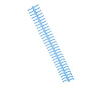 Wakects Spiral Binding Coil Plastic Binding Comb 10 Pack 16mm 30 Hole 130 Sheet Capacity for Office Classroom Library Notes Reports Workbook Organization (Blue)