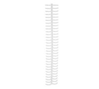 Wakects Spiral Binding Coil Plastic Binding Comb 10 Pack 16mm 30 Hole 130 Sheet Capacity for Office Classroom Library Notes Reports Workbook Organization (Clear)