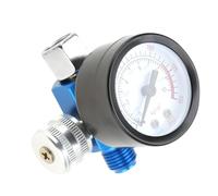 Wakects Spray Gun Air Pressure Regulator, G1/4 Airbrush Regulator Gauges Paint Gun Compressed Inline Regulators Miniature Air Compressor Accessories