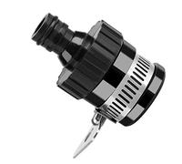 Wakects Stainless Steel Tap Connector, Garden Hose Adapter Universal Hose Fitting with Rubberized Grip for Car Washing Gardening