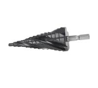 Wakects Step Drill Bit Set M35 Cobalt High Speed Drill Bit 14 Steps 4 to 30mm 89HRC 4 Cutting Blades for Stainless Steel Metal Sheet Wood Plastic Aluminum Copper Drilling