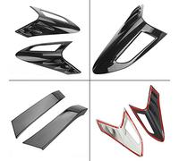Wakects Tail Light Cover, Carbon Fiber Style, Rear Back Lamp Trim for CHR, Easy Installation, Scratch Resistant, Fits 2018 Models