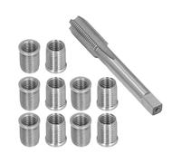 Wakects Thread Repair Tool M10x1.25 Reamer Thread Repair Tap Tool Chaser M12x1.25 Universal Kit for Gasoline Engines Generators