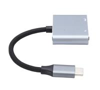 Wakects Type C AR Glasses Adapter, 4K 60Hz, 100W PD Charging | Aluminum Alloy Shell, Steam Deck and Switch Play, XREAL and Viture Compatibility, USB C Converter, Plug Play