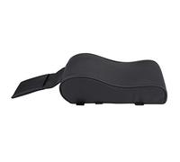 Wakects Universal Car Armrest Pad Memory Foam Leather Cushion Cover with Cell Phone Pocket for SUV Compact Vehicles Comfort Driving