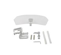 Wakects Universal Windshield Extension, Sturdy PVC Material for Wind Deflection, Suitable for Various Motorcycles and Bikes, Dimensions 27.5x13.2x8cm