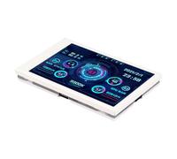 Wakects USB Type C Computer Temp Monitor, LCD PC Sensor Panel with 3.5in 320x480 Screen, Real Time CPU GPU HDD Data, Multi Theme Display for PC Users and Desktop Setup (White)