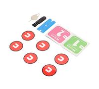 Wakects Watch Back Cover Tape, Durable Plastic Watch Back Glass Adhesive 6 Piece Installation Kit for Replacement