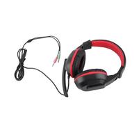 Wakects Wired Gaming Headset, 3.5mm 3D Surround Sound | Omnidirectional Mic, 360° Pickup, Ergonomic Lightweight Design, ABS Build, Desktop Laptop Use