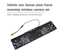 Wakects Wireless Rear View Camera 170° Wide Angle IR Night Vision Car Reversing Camera with Distance Lines for European License Plates