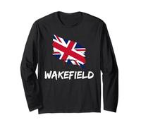 Wakefield Great Britain Flag British Heritage English Pride Long Sleeve T-Shirt