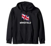 Wakefield Great Britain Flag British Heritage English Pride Zip Hoodie