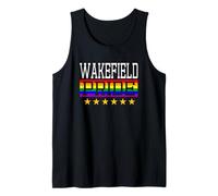 Wakefield Pride England Gay Lesbian Queer LGBT Rainbow Flag Tank Top