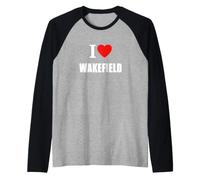 Wakefield Souvenir Memory. Born and Bred Raglan Baseball Tee