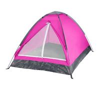Wakeman Outdoors Dome Tent for 2 Person - Rain Fly and Carry Bag - Easy to Set Up Ideal for Camping, Backpacking, Hiking and Outdoor Music Festivals - Pink