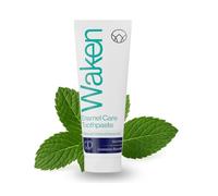Waken Enamel Care Toothpaste - SLS Free with Natural Spearmint & Fluoride to Strengthen Enamel, Vegan Toothpaste for Fresh Breath, White Teeth & Daily Protection, 75ml
