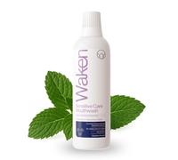 Waken Sensitive Care Mouthwash - Alcohol Free with Natural Mint Extracts, Suitable for Those with Sensitive Teeth, Vegan, Fresh Breath & Oral Care, No Artificial Colours or Dyes, 500ml