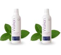 Waken Sensitive Care Mouthwash - Alcohol Free with Natural Mint Extracts, Suitable for Those with Sensitive Teeth, Vegan, Fresh Breath & Oral Care, No Artificial Colours or Dyes, 500ml (Pack of 2)