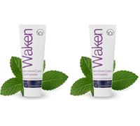 Waken Sensitive Care Toothpaste - SLS Free with Chamomile & Calendula Extracts, Suitable for Those with Sensitive Teeth, Gentle Fluoride, Vegan & Natural Toothpaste, 75ml (Pack of 2)