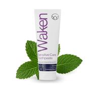 Waken Sensitive Care Toothpaste - SLS Free with Chamomile & Calendula Extracts, Suitable for Those with Sensitive Teeth, Gentle Fluoride, Vegan & Natural Toothpaste, 75ml