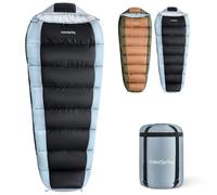 WakeSpring Mummy Sleeping Bag for 3 Season Outdoor Camping