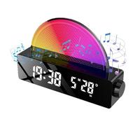 Wakeup Light Alarm Clock - Wake Up Sunrise Clock, Sunlight Alarm Clock | Portable Kids Smart Colorful Digital Clock, Bedside Clocks Mains Powered with Night Light for Heavy Sleepers, Bedrooms