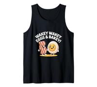Wakey Wakey Eggs and Bakey Funny Kawaii Food Friends Tank Top