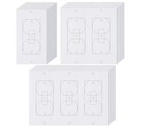Wakhow 40 Pcs Wall Insulation Outlet Insulators Draft Sealers, 40 Pack Electrical Outlet Insulation Pads, EVA Foam Gasket for Wall, Light, Switch Socket Cover Compatible with Duplex Toggle Rocker