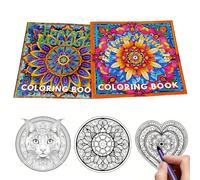 WakiHong 2 Pack 20 * 20 cm Mandala Colouring Books for Adults Does 56