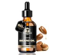 Waking Forest Beard Oil for Men 60ml Biotin Unscented Mustache with Vitamin E, Rosemary and Castor Soft, Strengthens and Moisturizes Beard, 59ml