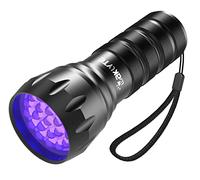 Waklyte Black Light UV Flashlight, 395nm, 21 LED, Powerful Mini Blacklight for Pet Urine Detection, Scorpion, Resin Curing, Bed Bug, Nails