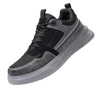 WaKsazlz Steel Toe Cap Boots Men Women Work Boots Safety Trainers Lightweight Safety Shoes Non-Slip Breathable-numeric_9_point_5