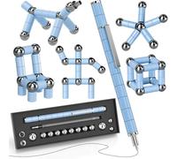 Waksox Fidget Pen Christmas Stocking Fillers- Gift for Teenage Boys Girls Aged 8-15 Years Old Fidgets Anxiety Relief Toy, Magnetic Building Blocks Birthday Gifts Cool Stuff