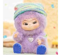WAKUKU Fuzzy Trendy Fun Party Series Plush Figures, Cute Vinyl Face Doll Action Figures Collectible Toys Home Decorations, Holiday Birthday Gifts for Boys and Girls, Single Box