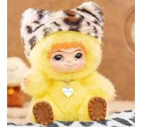 WAKUKU Fuzzy Trendy Fun Party Series Plush Figures, Cute Vinyl Face Doll Action Figures Collectible Toys Home Decorations, Holiday Birthday Gifts for Boys and Girls, Single Box