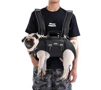 Wakytu Dog Backpack Carrier for Dogs,Dog Lift Harness,Adjustable Padded Breathable Straps for Dogs, Disabled, Joint Injuries, Arthritis,XL