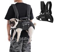 Wakytu Dog Backpack Carrier for Dogs,Dog Lift Harness,Adjustable Padded Breathable Straps for Dogs, Disabled, Joint Injuries, Arthritis,L