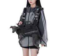 Wakytu Dog Backpack Carrier for Small Dogs,Dog Lift Harness,Adjustable Padded Breathable Straps for Dogs, Disabled, Joint Injuries, Arthritis, Loss of Stability Dogs Walk,XL(24-35LBS)