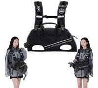 Wakytu Dog Backpack Carrier for Small Dogs,Dog Lift Harness,Adjustable Padded Breathable Straps for Dogs, Disabled, Joint Injuries, Arthritis, Loss of Stability Dogs Walk,M(8.5-17.5LBS)