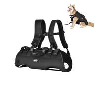 Wakytu Dog Lift Harness Dog Backpack Carrier Emergency Backpack, Old, Disabled, Joint Injuries, Arthritis, Rehabilitation Nail Trimming, Senior Dogs Up and Down Stairs (66~88lbs)